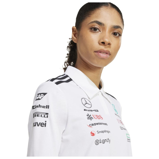 Adidas Γυναικεία μακρυμάνικη μπλούζα Mercedes AMG Petronas Formula One Team Polo Shirt